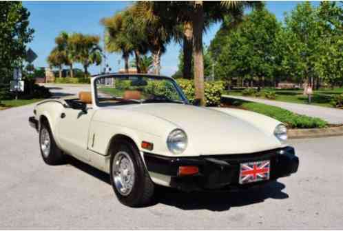 1980 Triumph Spitfire Roadster 2 Tops 58K Miles Immaculate