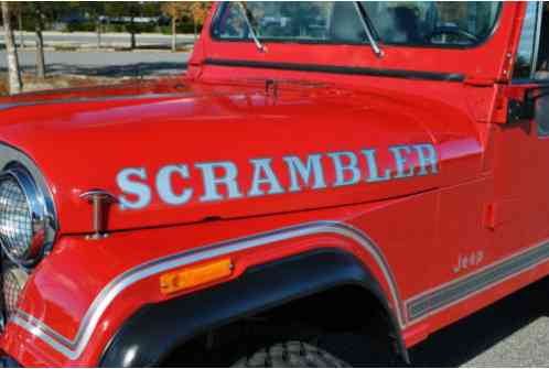 1981 AMC CJ-8 Scrambler 4. 2L 4-Speed 4x4 Beautiful Restoration!