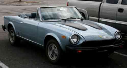 Fiat 124 Spider Spider Convertible (1981)