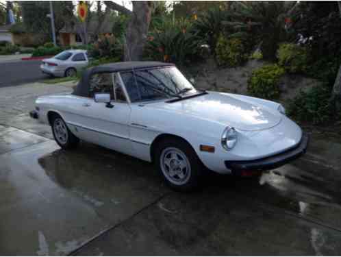 Alfa Romeo Spider Veloce (1982)