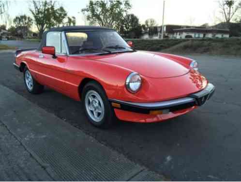 Alfa Romeo Spider Veloce (1983)