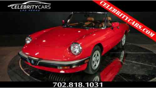 1984 Alfa Romeo Spider Veloce