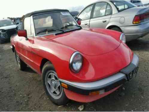 Alfa Romeo Spider Veloce (1984)