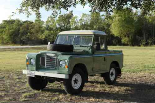 Land Rover Series 3 SWB truck cab (1984)