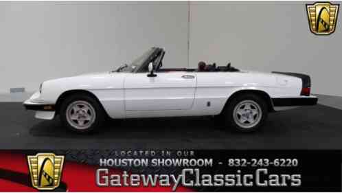 1985 Alfa Romeo Spider Veloce --