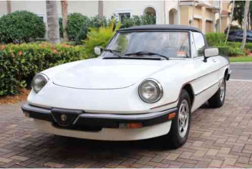 1985 Alfa Romeo Spider Veloce