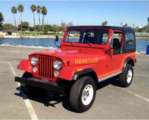 1985 Jeep CJ RENEGADE