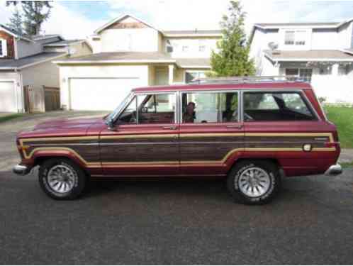 1985 Jeep Wagoneer grand wagoneer