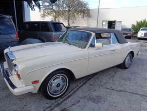 1985 Rolls-Royce Corniche