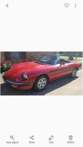 Alfa Romeo Spider (1986)