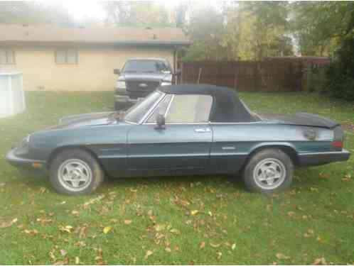 1986 Alfa Romeo Spider Leather