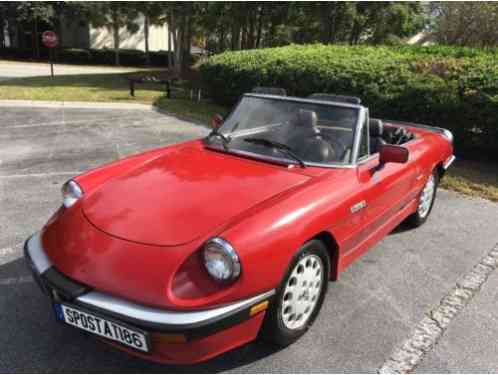 1986 Alfa Romeo Spider Quadrifoglio