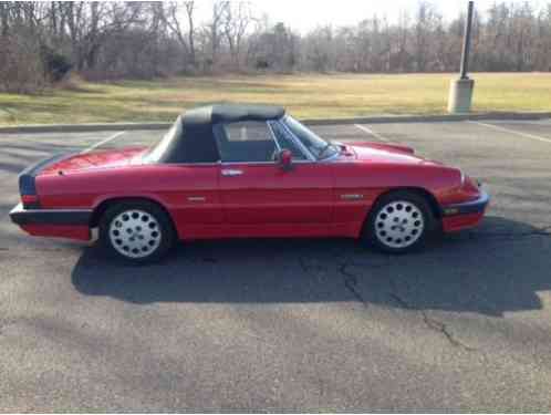 1986 Alfa Romeo Spider Quadrifoglio