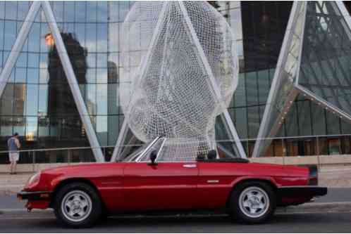 1986 Alfa Romeo Spider Veloce Convertible 2-Door