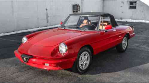 Alfa Romeo Spider Veloce Spider (1986)