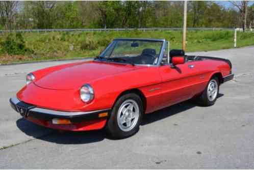 Alfa Romeo Spider -- (1986)