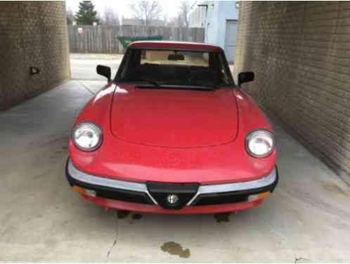 1987 Alfa Romeo Alfa Romeo Spider Graduate