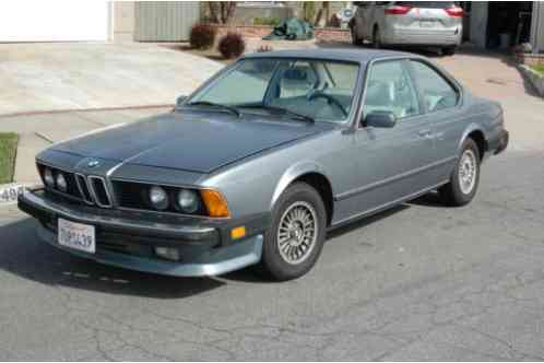 1987 BMW 6-Series Base Coupe 2-Door