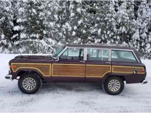 Jeep Wagoneer deluxe wood-grain (1987)