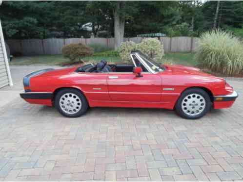 1988 Alfa Romeo Spider Graduate Convertible 2-Door