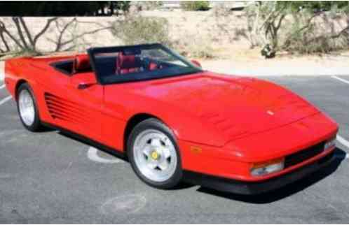 1989 Ferrari Testarossa Inlaid Burl wood on dash