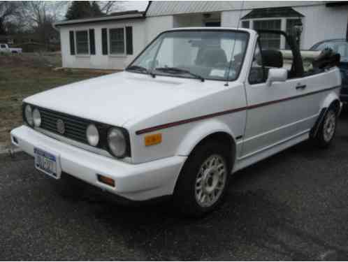 1989 Volkswagen Cabrio Cabriolet