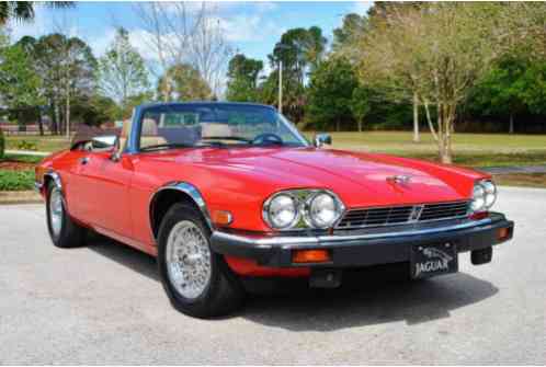 Jaguar XJS Convertible Rare Rouge (1990)