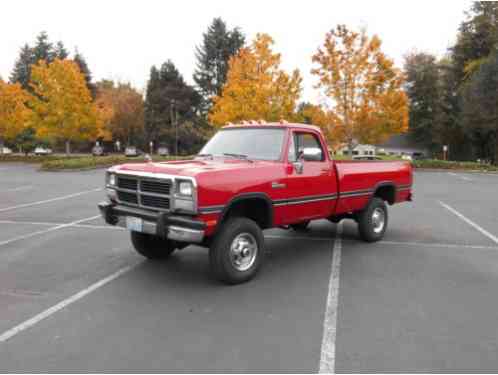 1991 Dodge Ram 2500 LE