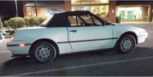 1991 Mercury Capri Black