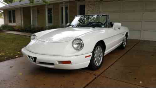 1992 Alfa Romeo Other Alfa Romeo Spider Convertible Veloce