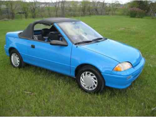 1992 Geo Metro blue