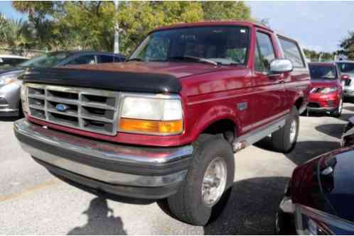 Ford Bronco XLT Sport Sport Utility (1995)