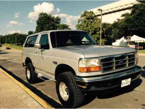 Ford Bronco Xlt Sport Sport Utility 2 Door 1996 Cleanest
