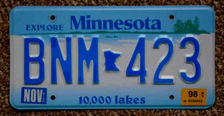 pair - 2011 - minnesota - 046 dnr - license plates