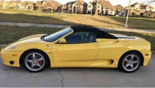 2001 Ferrari 360 Spider