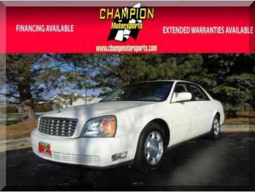 2002 Cadillac DeVille 4dr Sdn