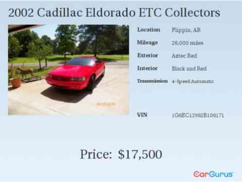 2002 Cadillac Eldorado