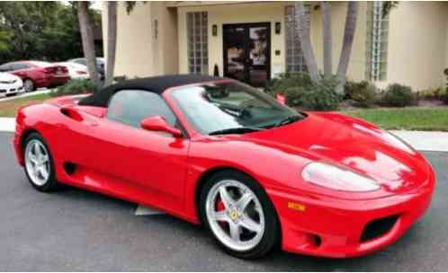 Ferrari 360 Spider Convertible (2002)