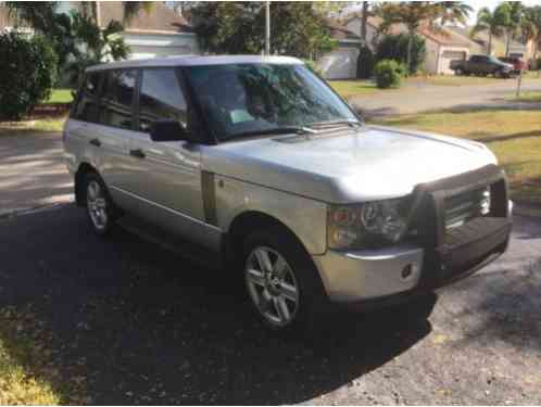 2003 Land Rover Range Rover Grey leather
