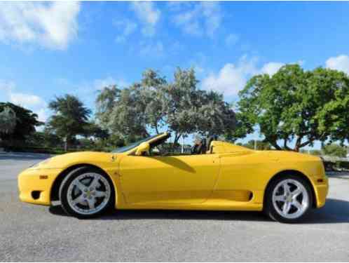 Ferrari 360 Spider Convertible (2004)