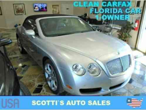 2008 Bentley Continental GT GTC Convertible 2-Door