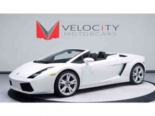 2008 Lamborghini Gallardo Spyder