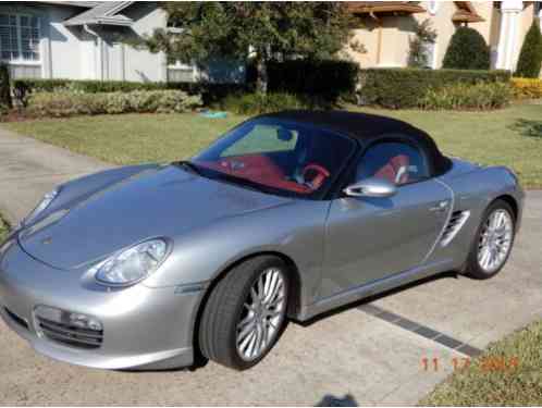 Porsche Boxster red leather entries (2008)