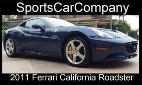 2011 Ferrari California 2dr Convertible