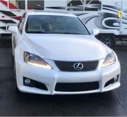 Lexus IS f 2011, white exterior with rare white leather interior, Low