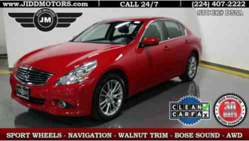 2012 Infiniti G37 X Premium Deluxe w/Navigation