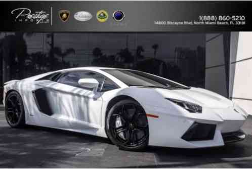 2012 Lamborghini Aventador LP700-4 Coupe 2-Door