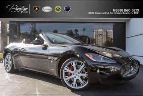 2012 Maserati Gran Turismo Base Convertible 2-Door