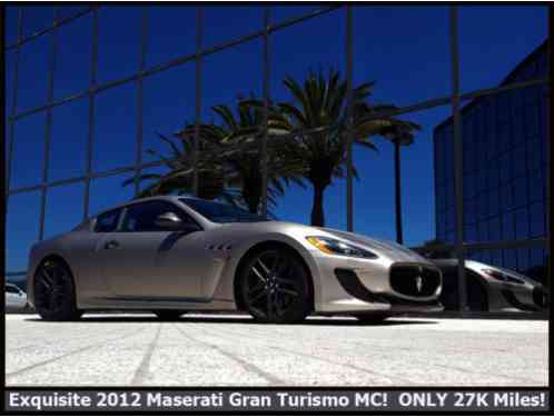 2012 Maserati Gran Turismo GRAN TURISMO MC STRADALE