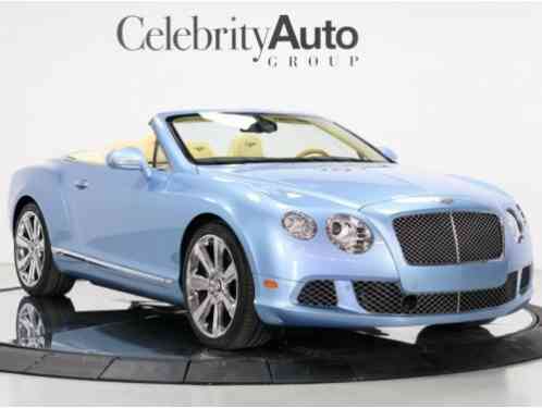 2013 Bentley Continental GT C Rare Silverlake Blue Metallic